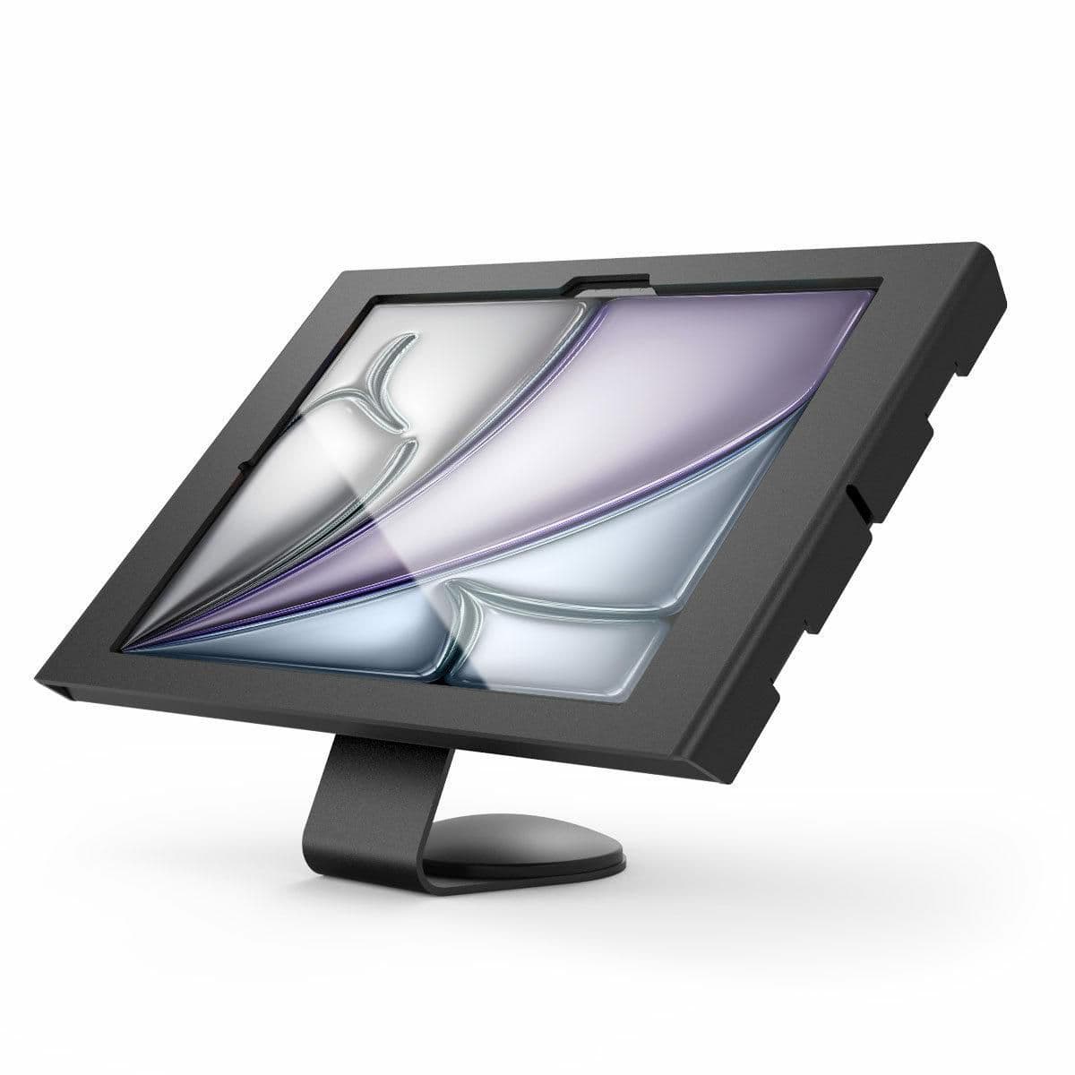 Compulocks iPad Air M2 & M3 13", Apex Enclosure Core Stand - Black - Kit de montagem (caixa, plataforma) - câmara frontal/traseira e sensores expostos - para tablet - fixo a 45 graus - bloqueável - metal - preto - tamanho de tela: 13" - bancada, mont
