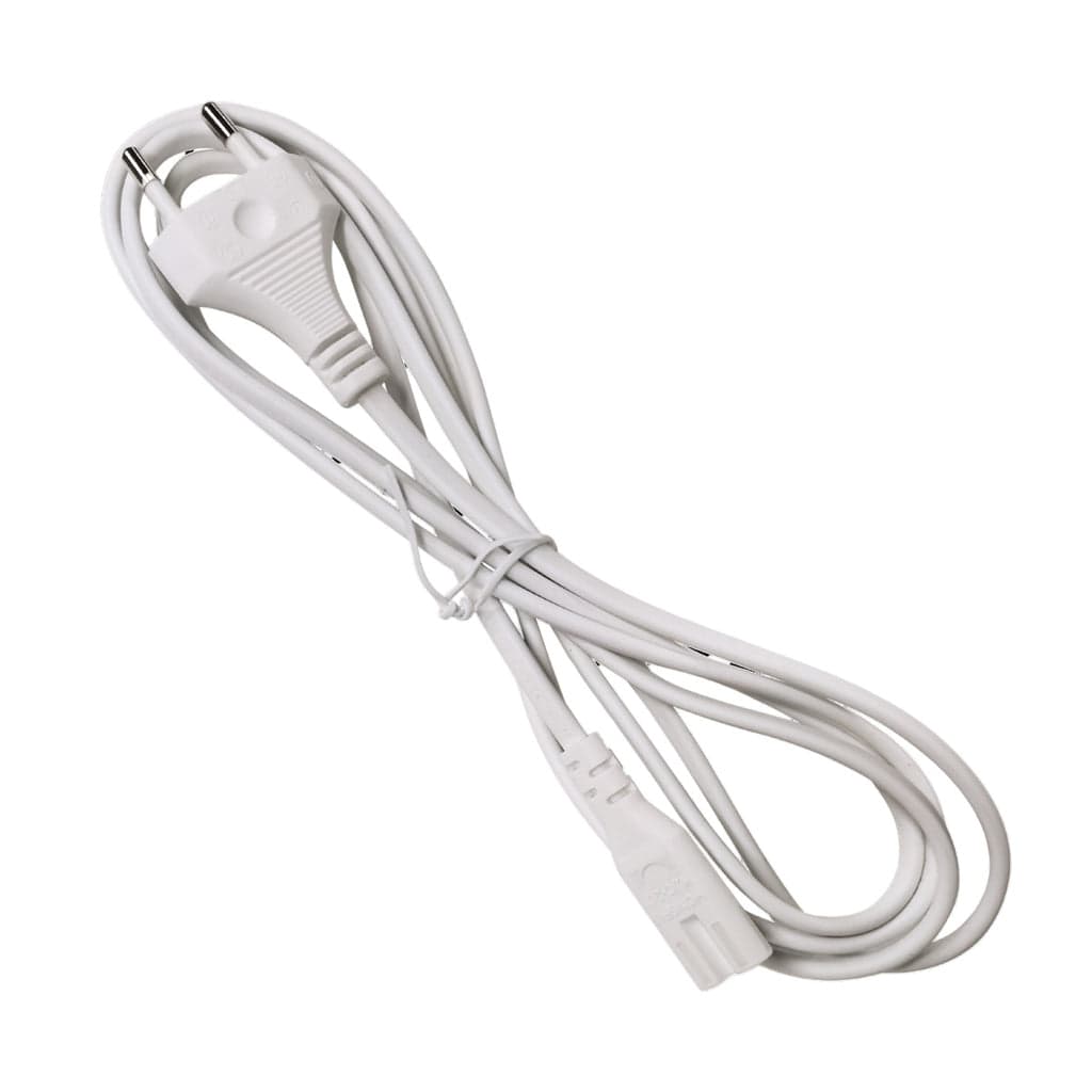 HyperJuice - Cabo de extensão de alimentação - power IEC 60320 C7 para NEMA 1-15 - 2 m - branco - Europa