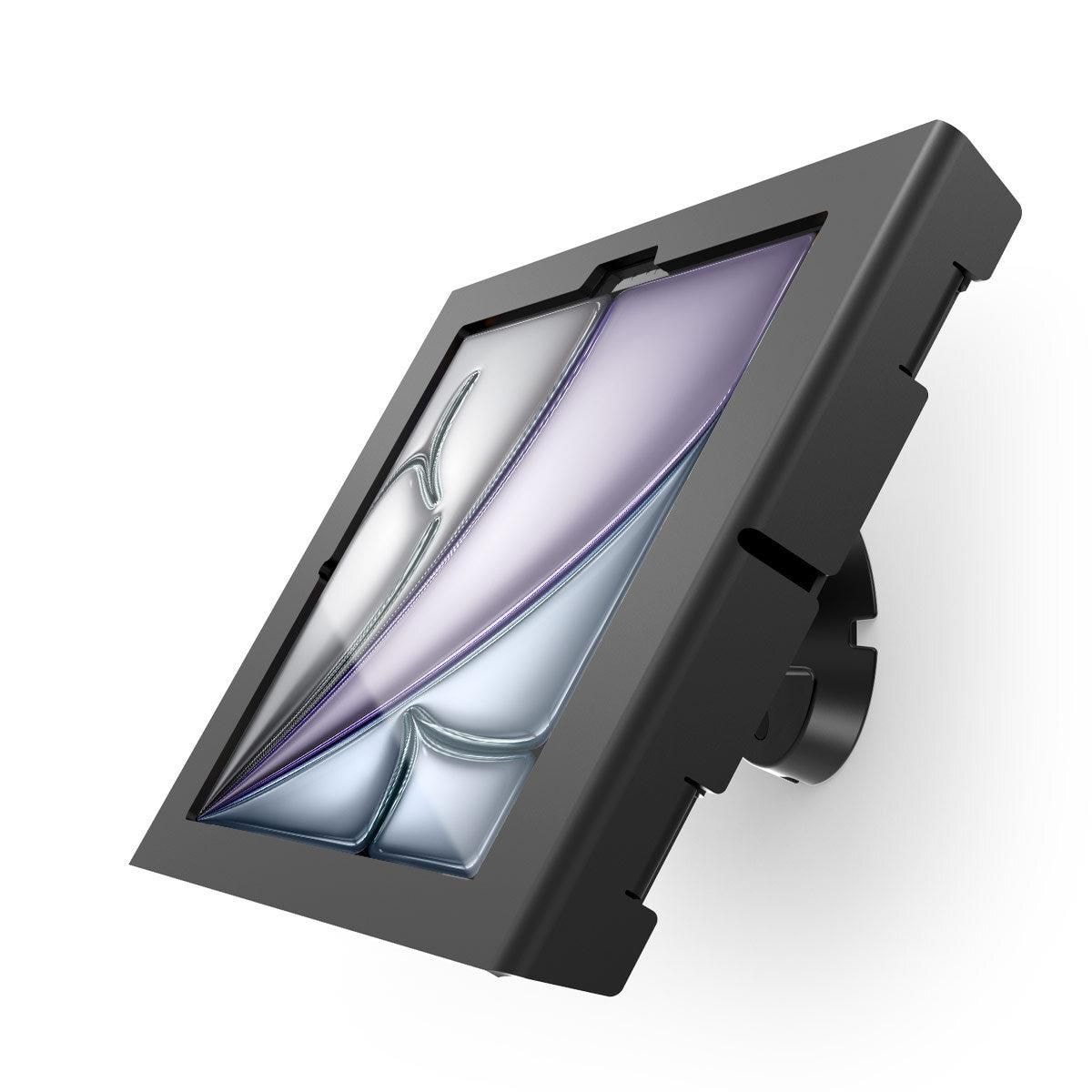 Compulocks iPad Air M2 & M3 11" Apex Enclosure Tilting Wall Mount - Black - Kit de montagem (caixa) - câmera e sensores frontais/traseiros expostos, inclinável - para tablet - bloqueável - preto - tamanho de tela: 11" - montável em parede - para Appl