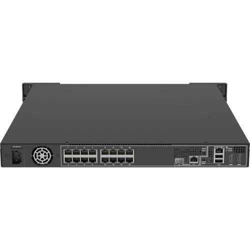 AXIS S22 Series S2216 Mk II - NVR - 16 canais - 2 x 8 TB - 8 TB - Em rede - PoE - 1U - montável em bastidor - Compatível com TAA