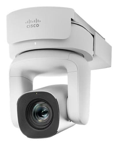 Cisco Room Vision PTZ - Câmara de conferência - PTZ - a cores - 3840 x 2160 - 4K UHD (3840 x 2160) - motorizado - HDMI, vídeo sobre IP - GbE - DC 42.5 - 57 V / PoE+