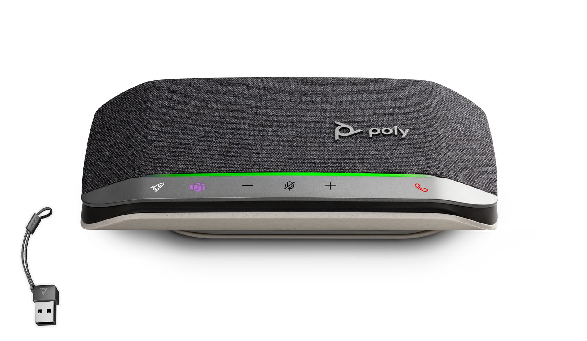 HP Poly Sync 20-M - Alta-voz inteligente - bluetooth - com cabo, sem fios - USB-A, USB-C - preto - Certificado para Microsoft Teams