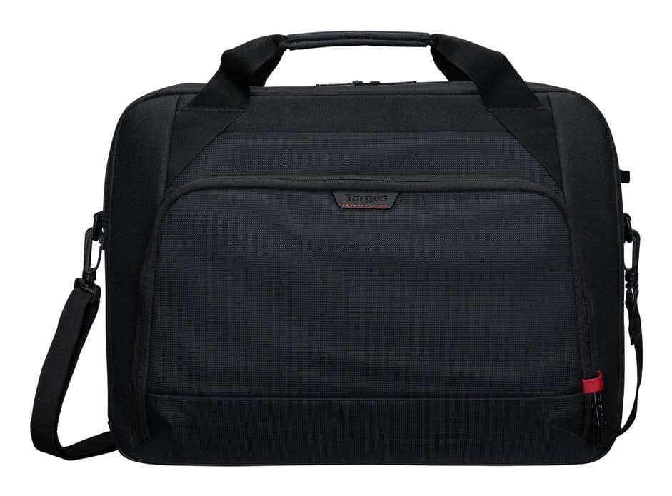 Targus Classic+ Clamshell - Estojo para notebook - 17" - 18" - preto, vermelho