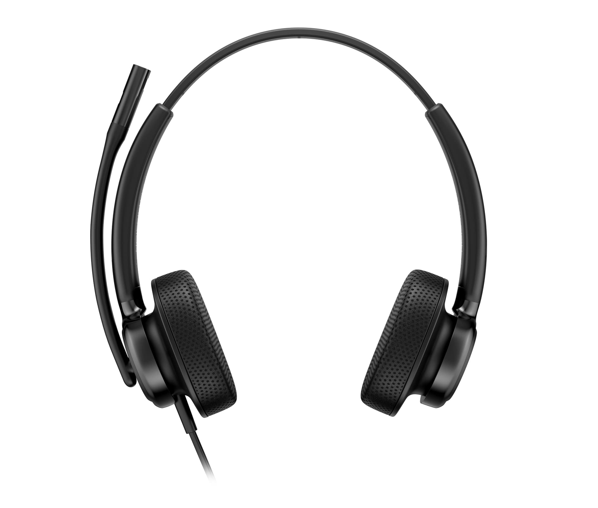 HP Poly Mission 425 - Mission 400 Series - auscultadores - no ouvido - com cabo - USB-C, USB-A - preto - Certificado para Microsoft Teams, Certificação Zoom, Works With Chromebook Certified