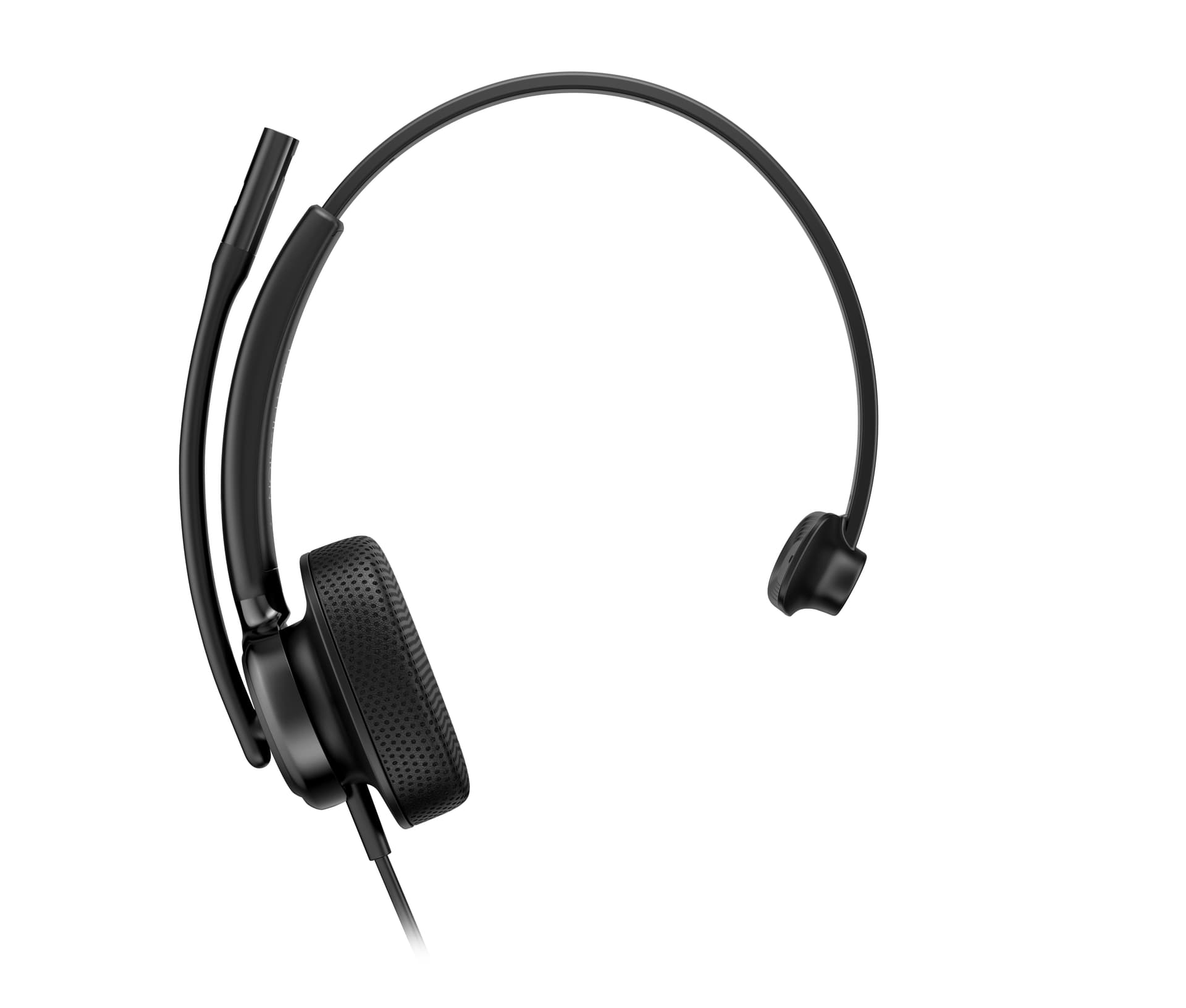 HP Poly Mission 415 - Mission 400 Series - auscultadores - no ouvido - com cabo - cancelamento de ruído activo - USB-A, USB-C - preto - Certificação Zoom, Certificado para Microsoft Teams, Certificação Google Meet, Works With Chromebook Certified