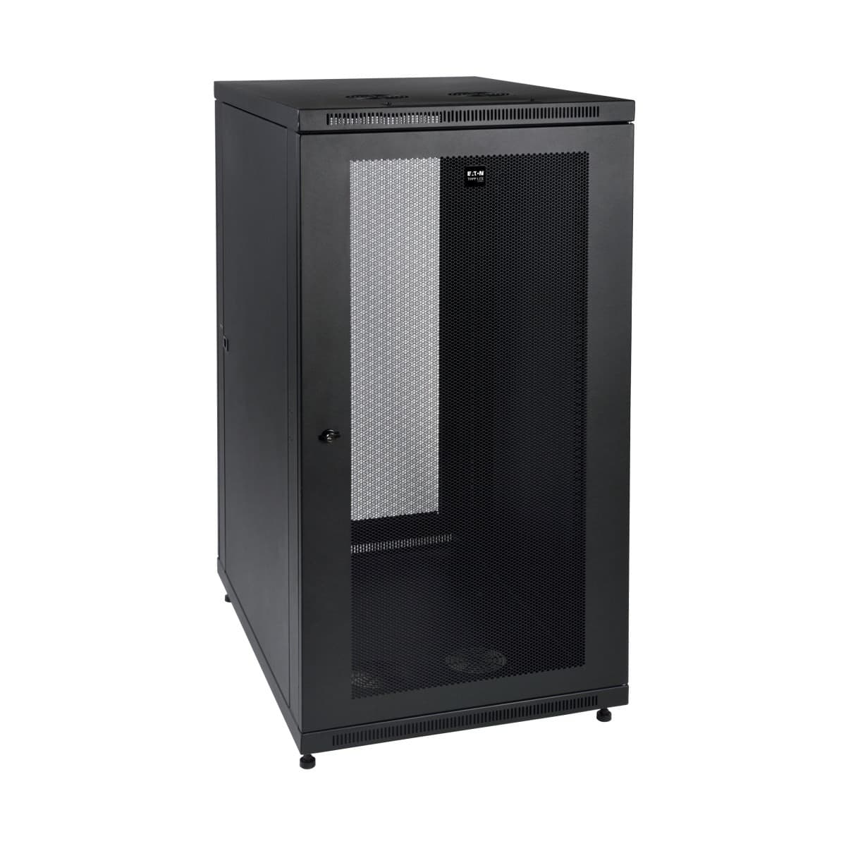 Eaton Tripp Lite Series 24U Rack Enclosure Server Cabinet 33" Deep w/ Doors & Sides - Gabinete armário - preto - 24U - 19"
