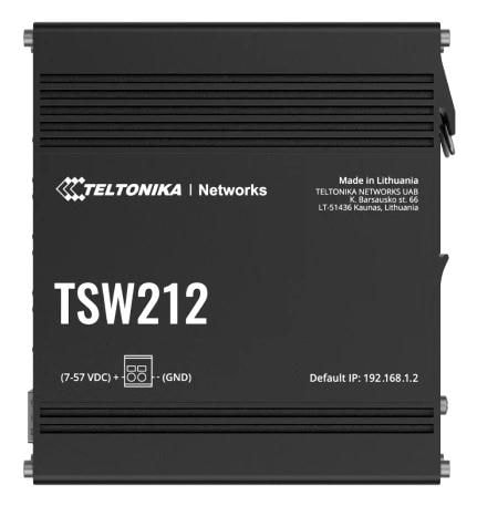 TELTONIKA NETWORKS TSW212 Layer2/L3 Managed Ethernet switch