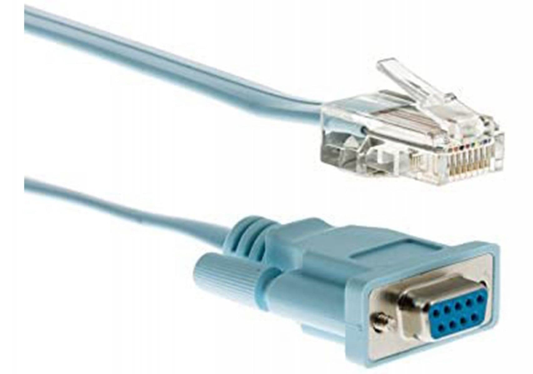 Cisco - Cabo em série - RJ-45 (M) para DB-9 (F) - 1.8 m - para Cisco 28XX, 28XX 2-pair, 28XX 4-pair, 28XX V3PN, Catalyst 2960