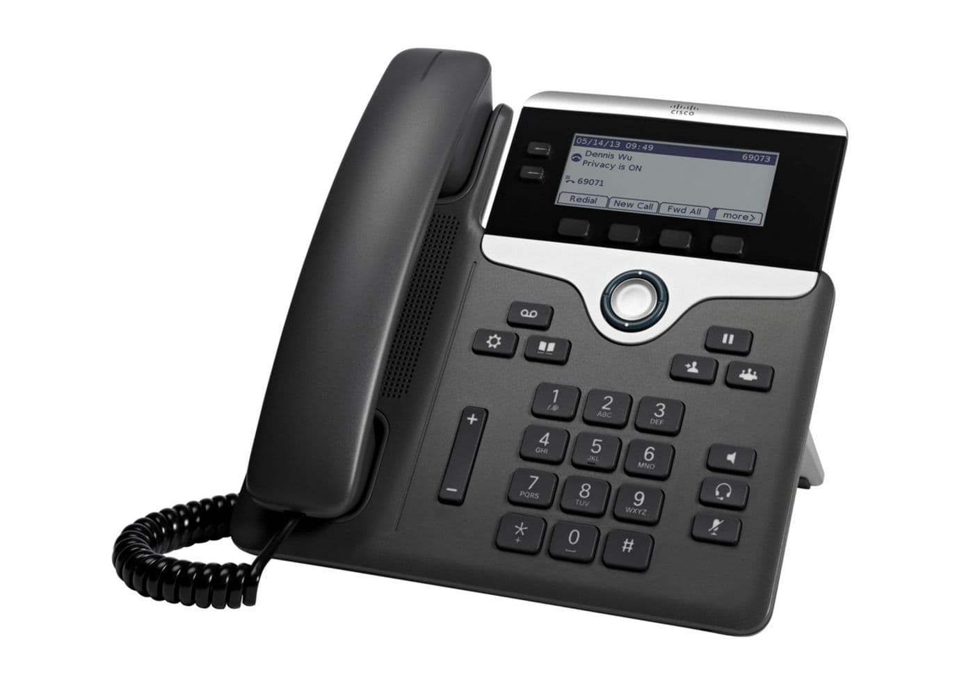 Cisco IP Phone 7821 - Telefone VoIP - SIP, SRTP - 2 linhas