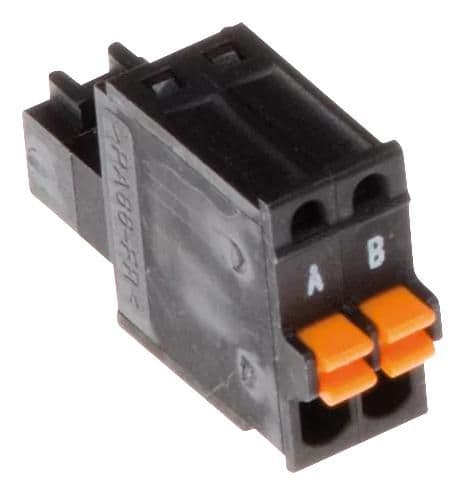 AXIS Connector A 2-pin 2.5 Straight - Conector de câmara (pacote de 10) - para AXIS P1385-E, Q1656-BE, Q1656-BLE