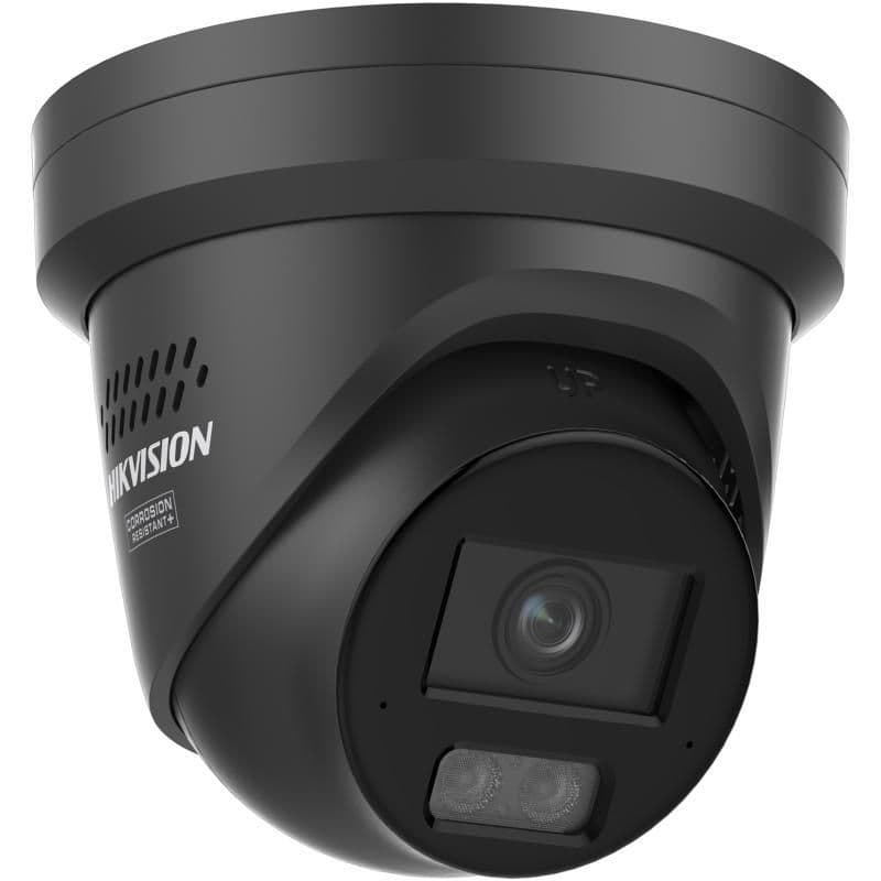 Hikvision 8 MP Smart Hybrid Light with ColorVu Fixed Turret - BLACK