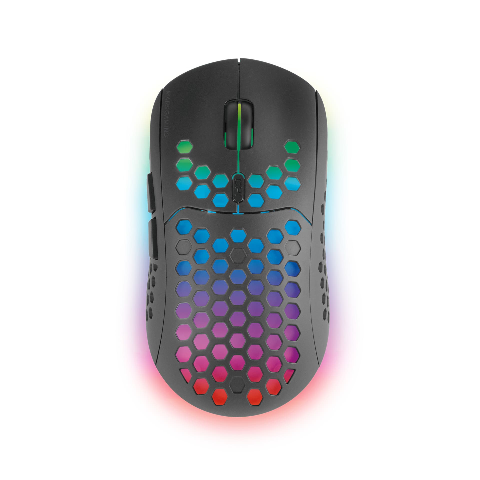 MARS GAMING MMW3 WIRELESS MOUSE, 79G ULTRA-LIGHT, RECHARGEABLE BATTERY, BLACK