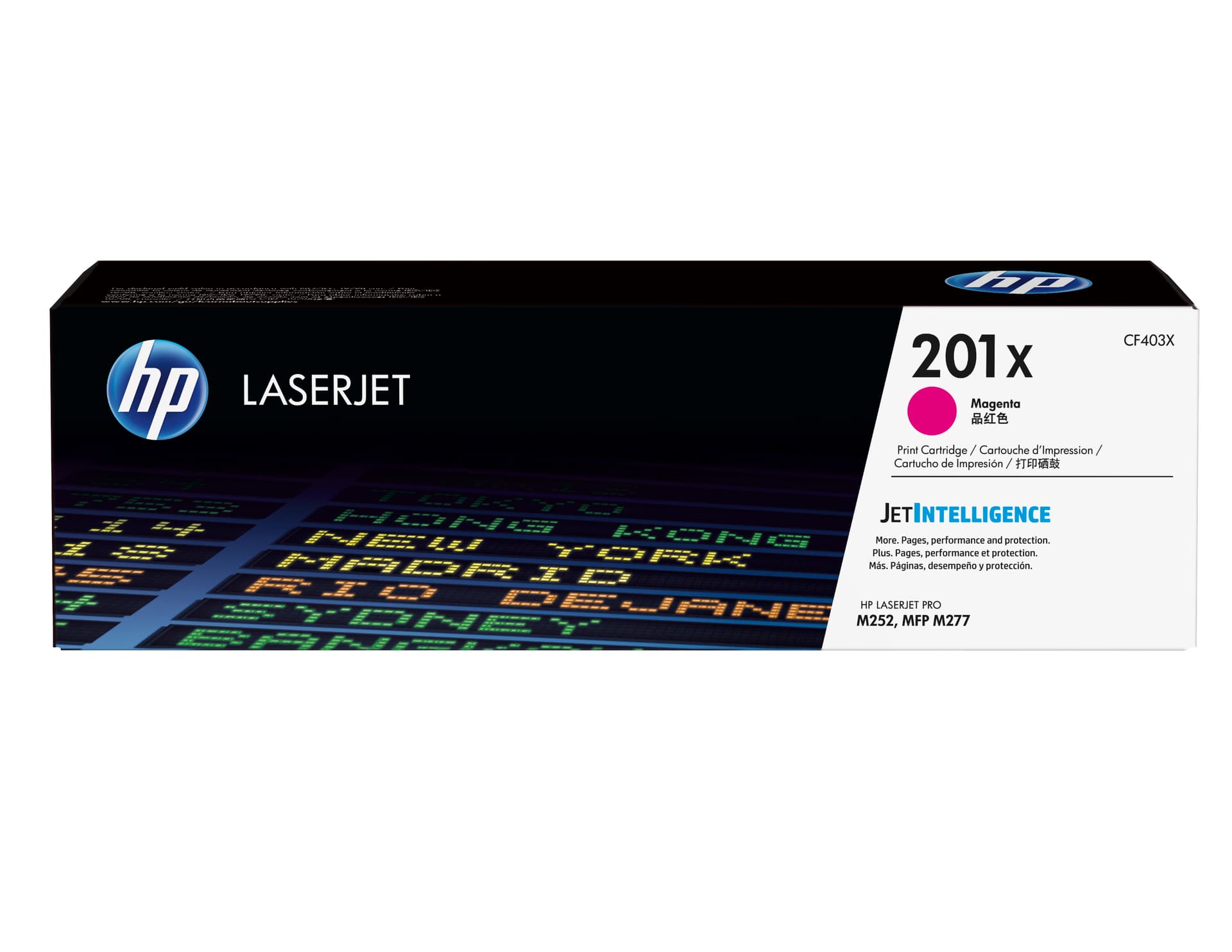 HP Toner LaserJet original 201X magenta de elevado rendimento