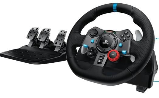 Logitech G29 Driving Force - Conjunto de volante e pedais - com cabo - para Sony PlayStation 3, Sony PlayStation 4