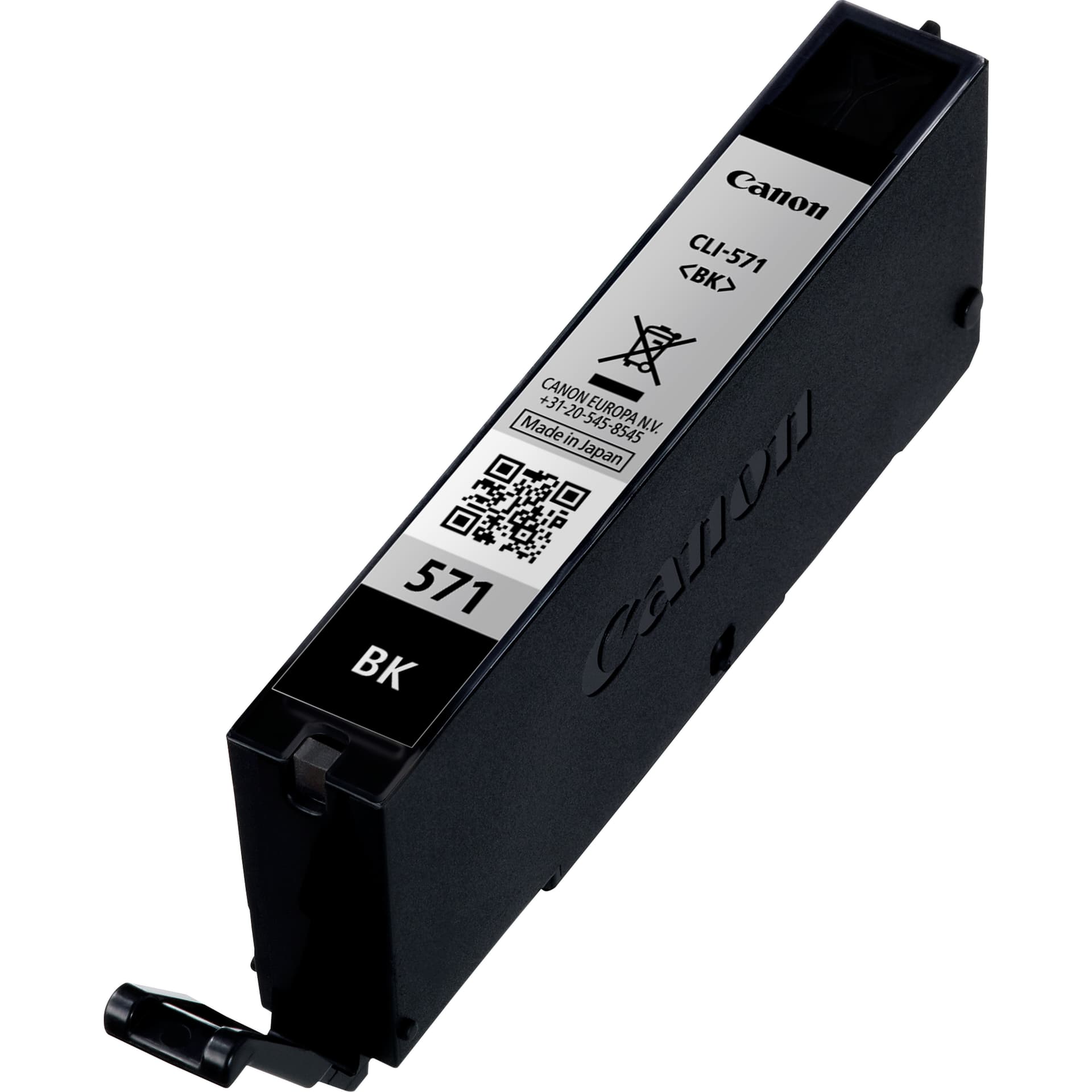 Canon CLI-571BK - 7 ml - preto - original - tanque de tinta - para PIXMA TS5051, TS5053, TS5055, TS6050, TS6051, TS6052, TS8051, TS8052, TS9050, TS9055