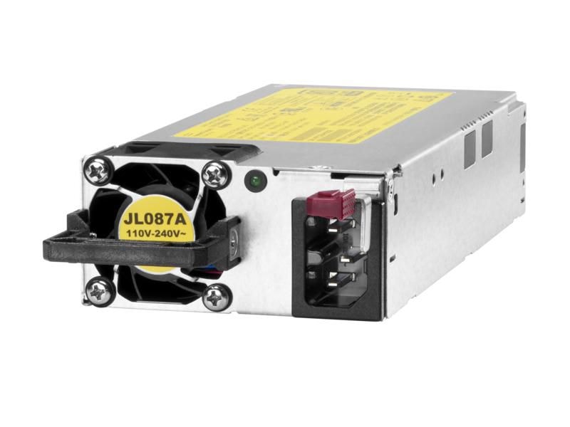 HPE Aruba X372 - Suprimento de potência - hot plug/redundante - AC 110-240 V - 1050 watt - Europa - para HPE Aruba 2930M 24, 2930M 40, 2930M 48, 3810M 24, 3810M 40, 3810M 48, 6200F 12