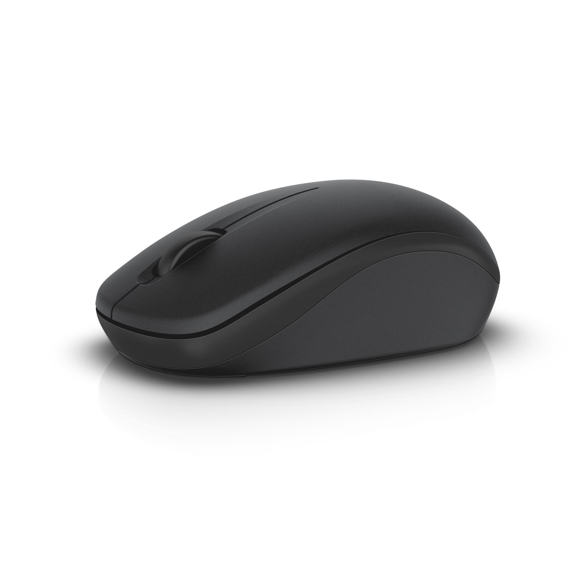 Dell WM126 - Rato - óptico - 3 botões - sem fios - RF - receptor sem fio USB