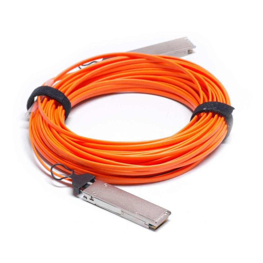 Cisco - Cabo de ligação directa 100GBase - QSFP para QSFP - 10 m - 10 m - fibra óptica - activo - para P/N: C9500-32C-EDU, C9500-32QC-EDU, N9K-X9788TC-FX-RF, NCS-55A1-24H-B, NCS-55A1-36H-SE-S