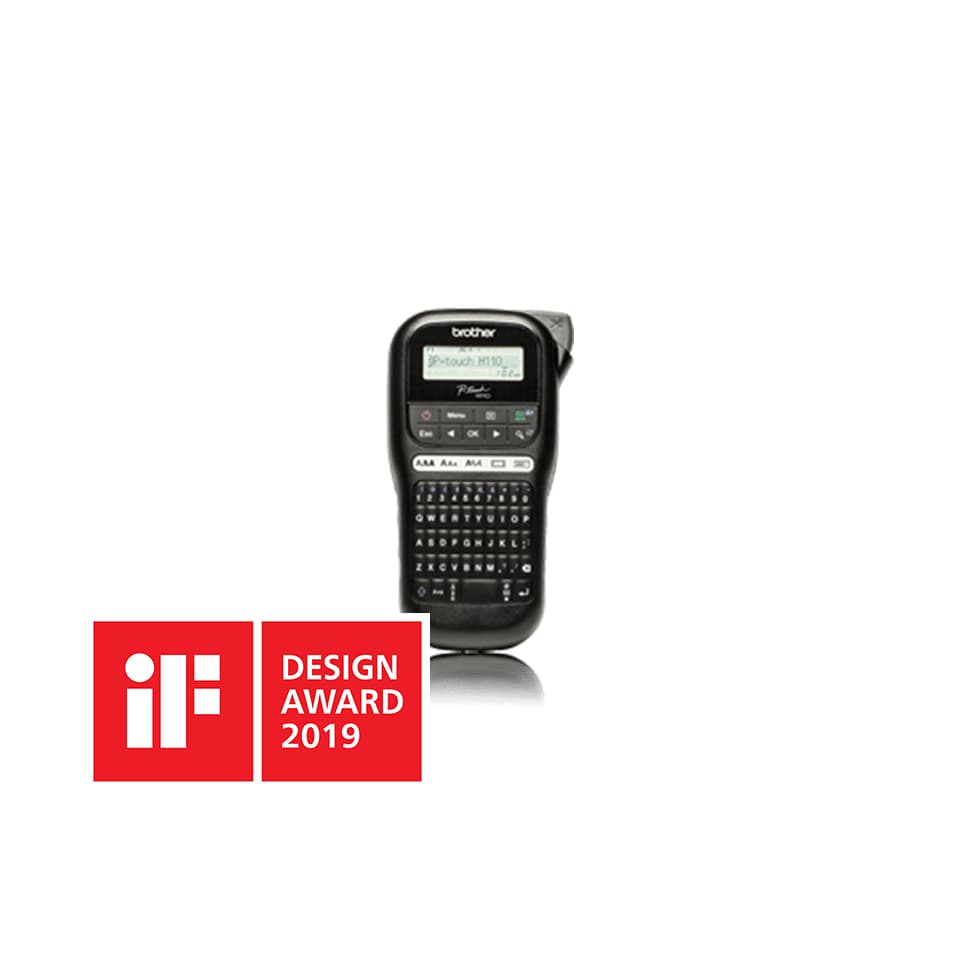 Brother P-Touch PT-H110 - Etiquetadora - P/B - tranferência térmica - Rolo (1,2 cm) - 180 dpi - até 20 mm/ s - impressão de 2 linhas