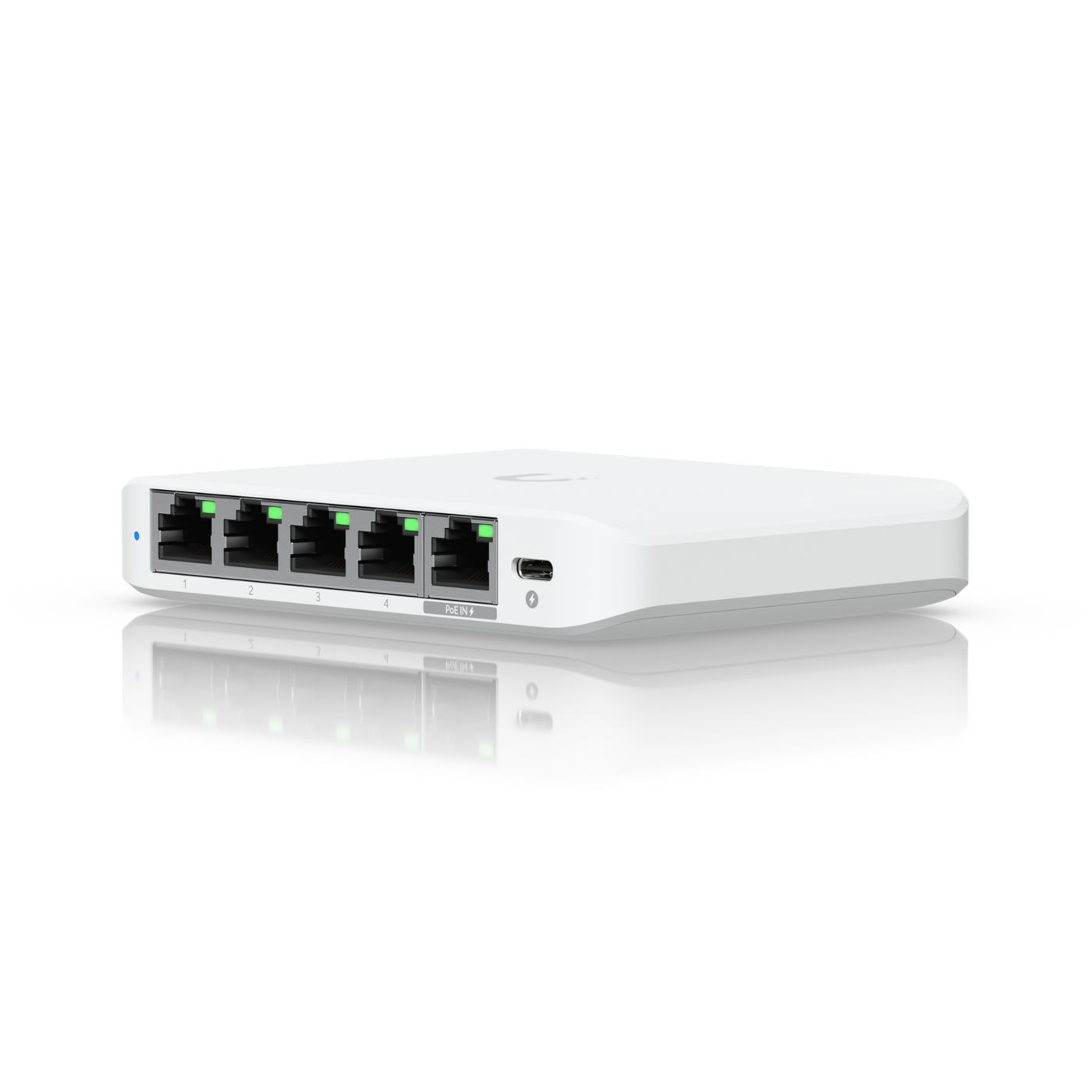 Ubiquiti Compact, 5-port 2.5G switch that can be powered with PoE