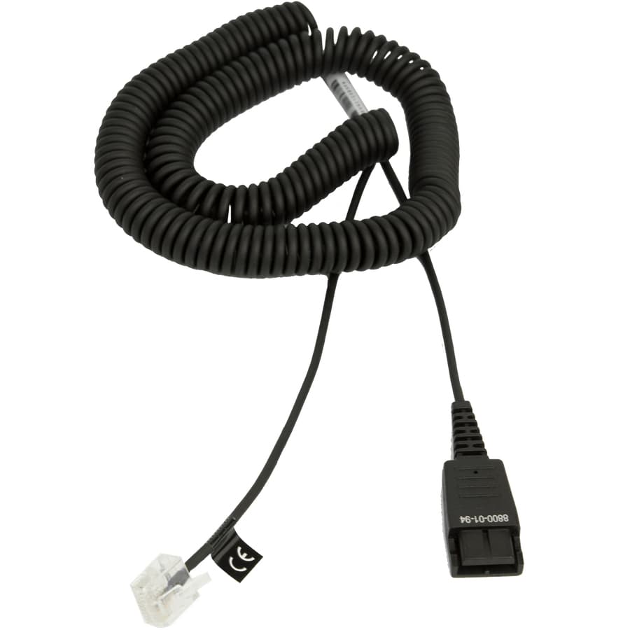 Jabra - Cabo de auricular - RJ-45 macho para Quick Disconnect macho