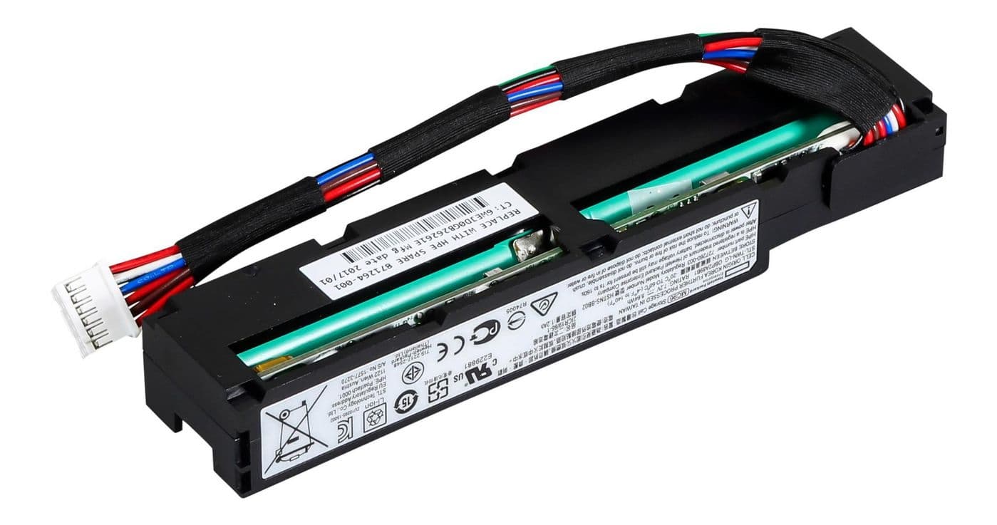 HPE 96W Smart Storage - Bateria de dispositivo de armazenamento - Lithium Ion - para Apollo 4200 Gen10, ProLiant DL360 Gen10, DL365 Gen10, DL380 Gen10, ML30 Gen10