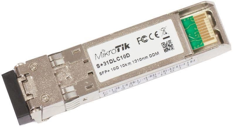 MikroTik SFP+ module 10G SM 10km 1310nm S+31DLC10D, Fiber optic