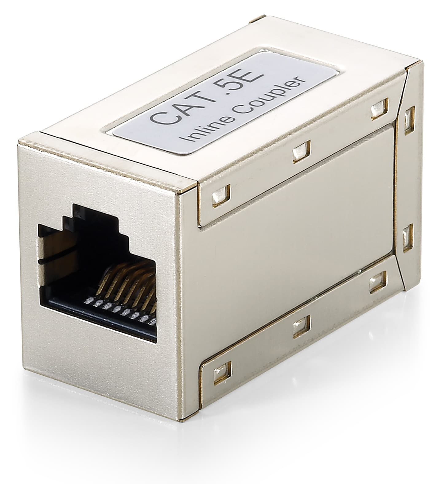 EQUIP UNIÃO BLINDADA RJ45 CAT5E INLINE 1:1