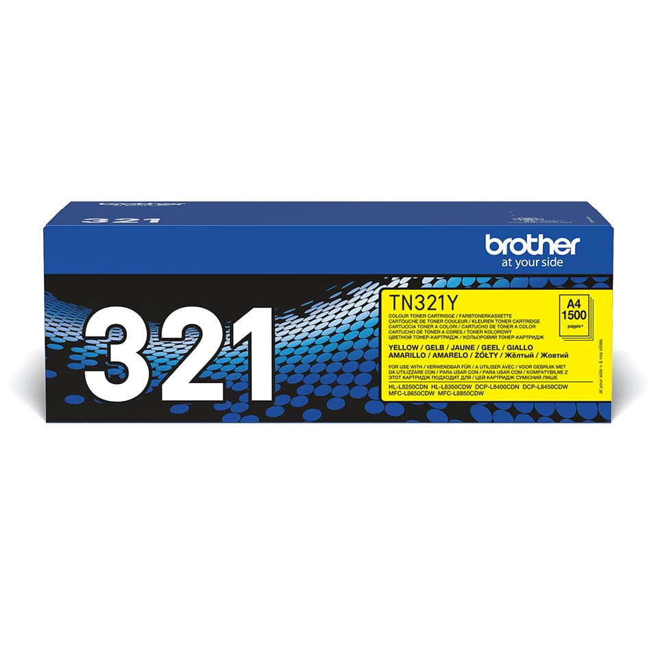 BROTHER TN-321Y toner cartridge yellow standard capacity 1.500 pages 1-pack