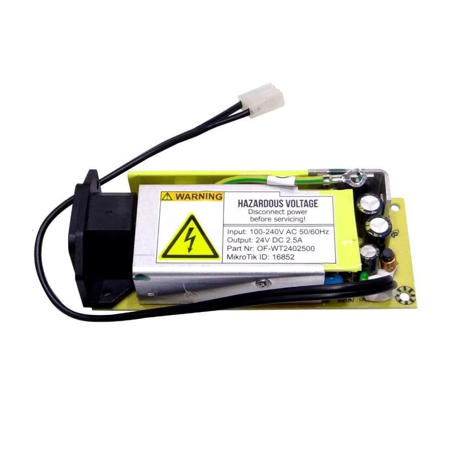 MikroTik 24v 2.5A internal PSU CCR1009-7G-1C-1S+
