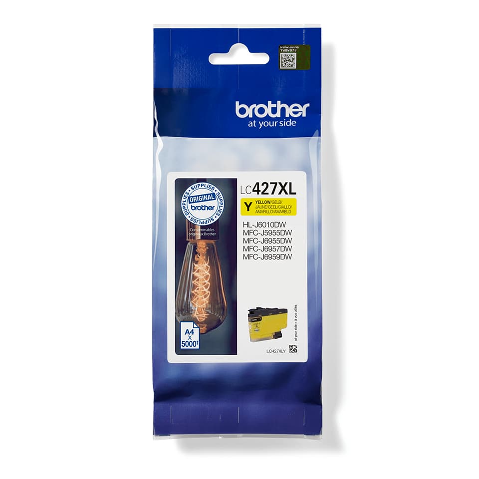 BROTHER TINTEIRO AMARELO LC427XLY