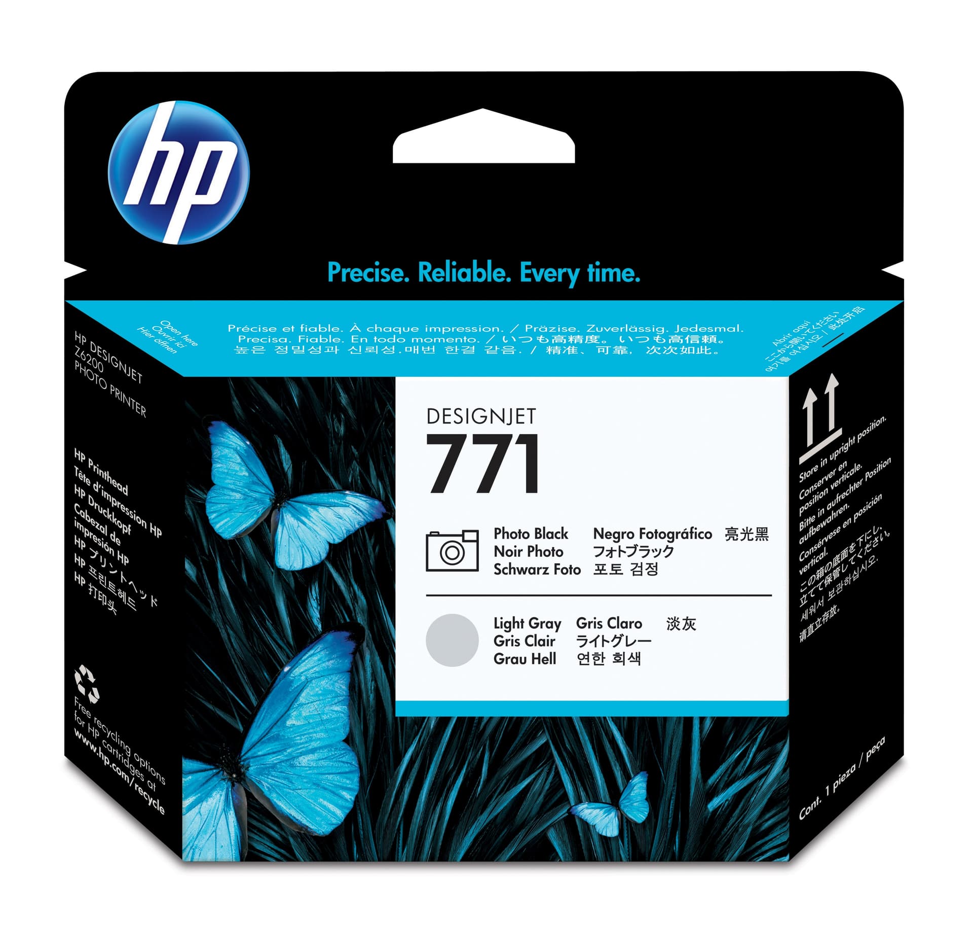 HP 771 - Cinza claro, preto foto - cabeçote de impressora