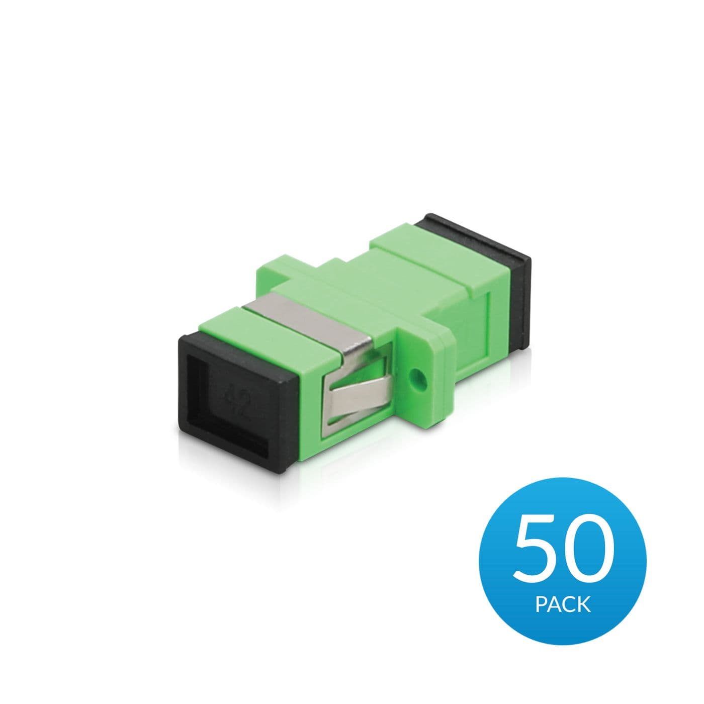 Ubiquiti Connects two cables with SC/APC-type connectors.