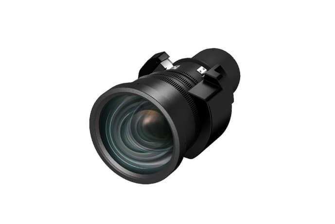 Epson ELP LW08 - Lente de zoom de distância alargada - 36 mm - 57.4 mm - f/2.0-2.3 - para Epson EB-PU1006, PU1007, PU1008, PU2010, PU2113, PU2116, PU2120, PU2213, PU2216, PU2220