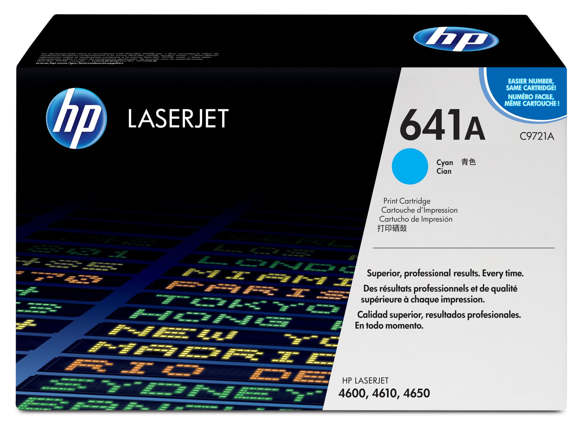 HP 641A Colour LaserJet original toner cartridge cyan standard capacity 8.000 pages 1-pack
