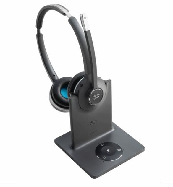 Cisco 562 Wireless Dual - Auscultadores - no ouvido - DECT 6.0 - sem fios - com Multibase Station - para Cisco DX70, DX80, IP Phone 68XX, Webex Board 55, Board 70, Board 85, Room 55, Room 70