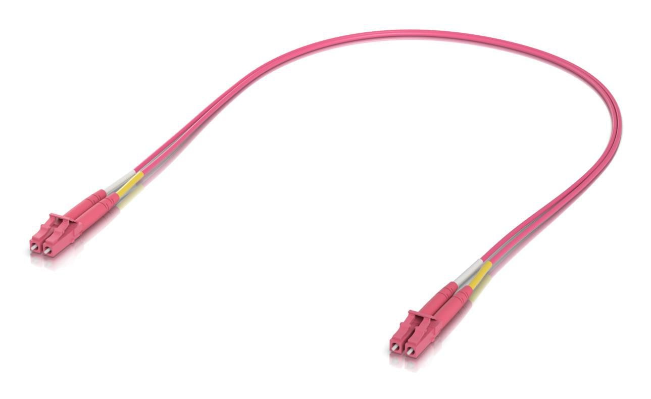 Ubiquiti Indoor OM4 multi-mode fiber patch cable with duplex LC