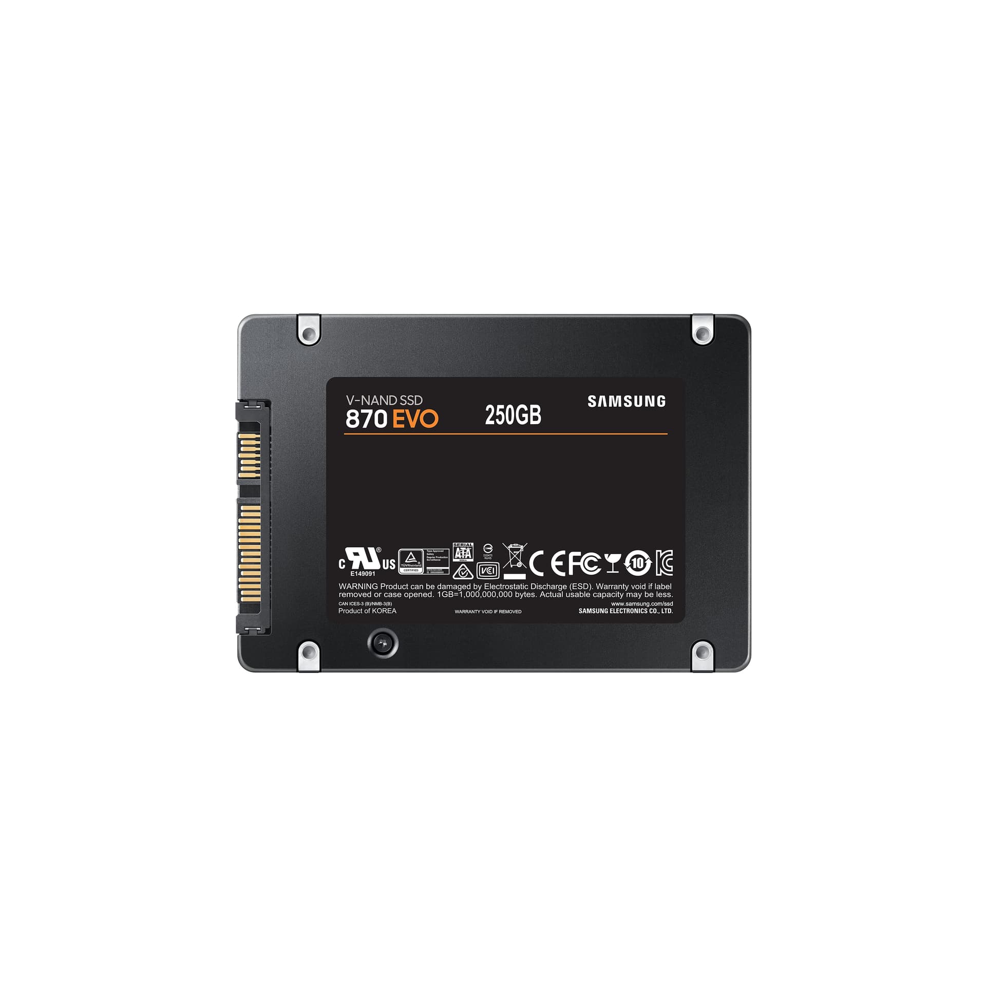 SAMSUNG SSD 250GB 870 EVO 2.5" SATAIII