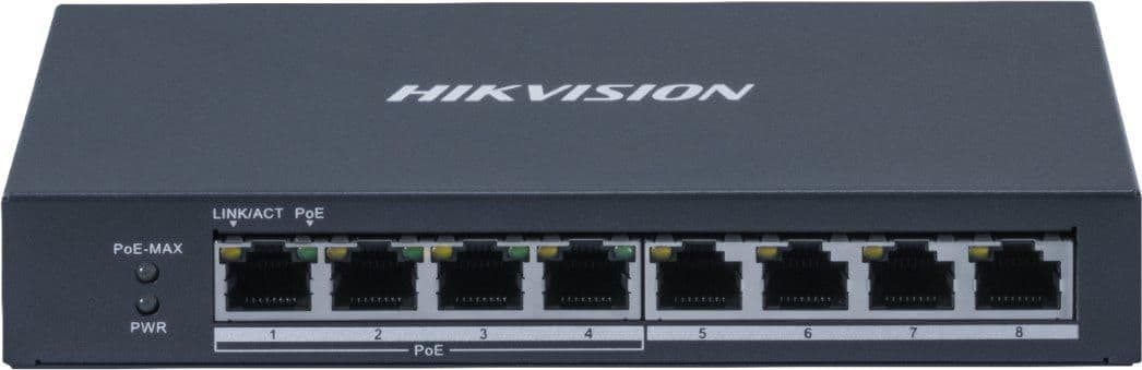 Hikvision 4 PoE power budget 60w