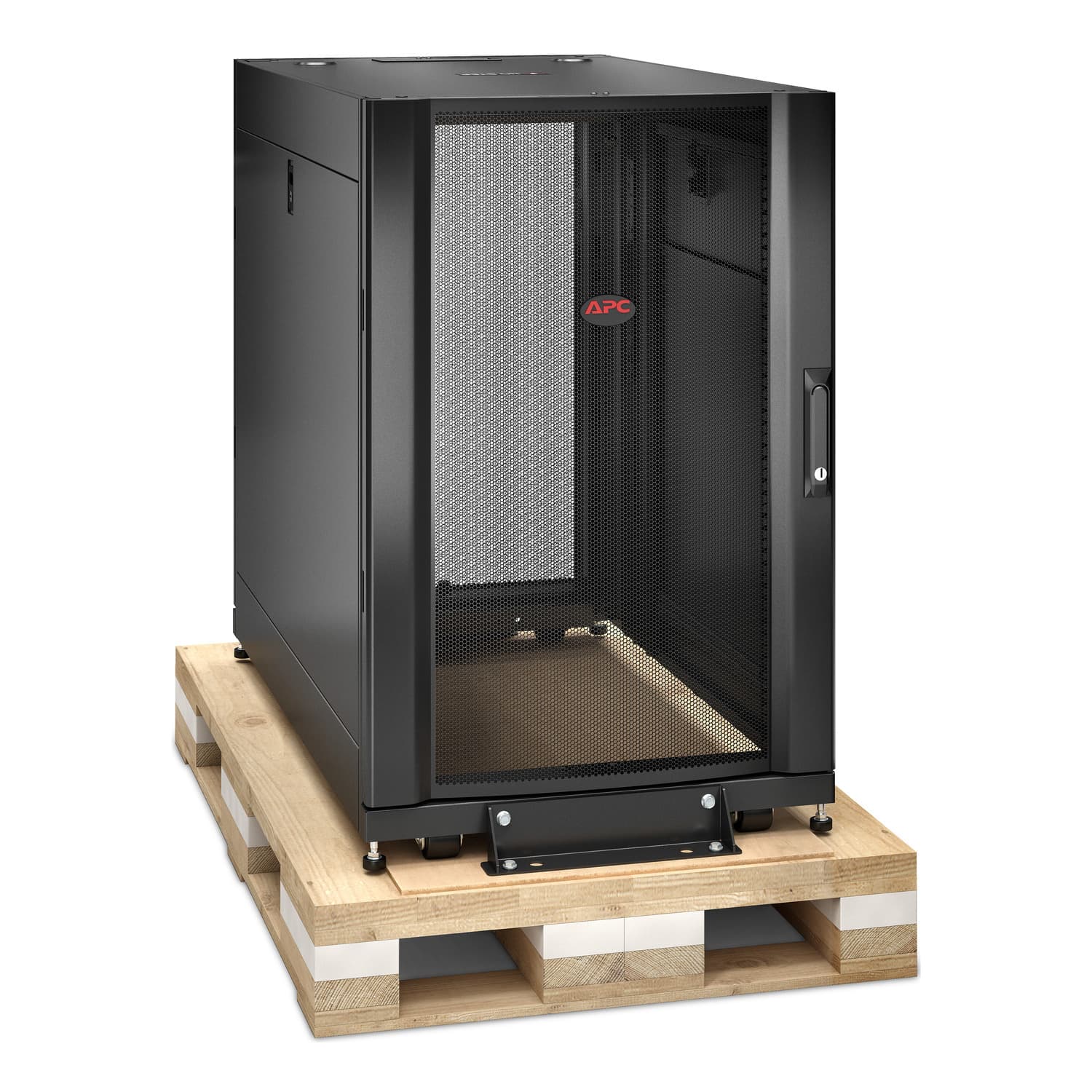 APC NetShelter SX - Gabinete armário - preto - 18U - 19" - Compatível com TAA - para P/N: SURT48RMXLBP