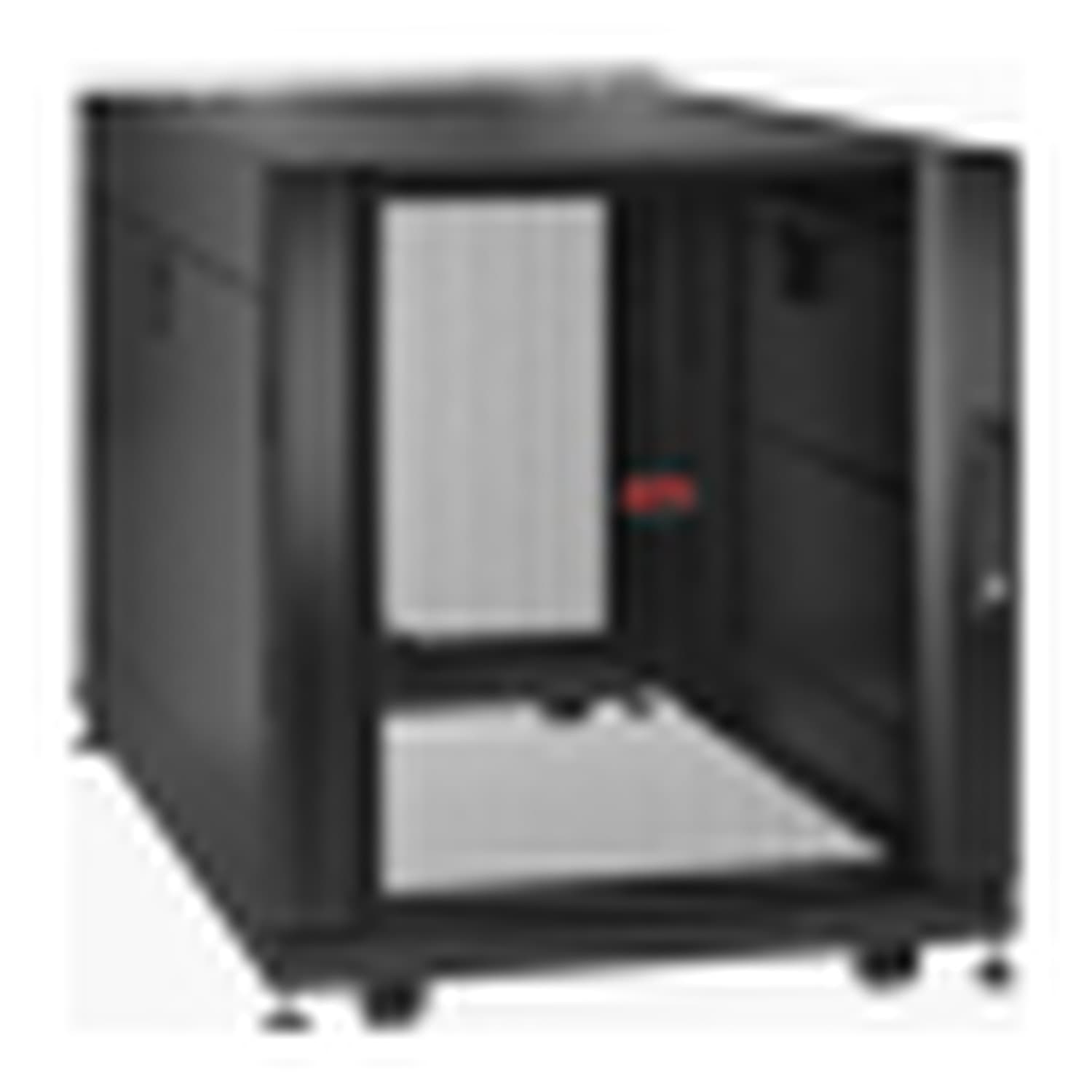APC NetShelter SX - Gabinete armário - preto - 12U - 19" - Compatível com TAA - para P/N: SURT48RMXLBP