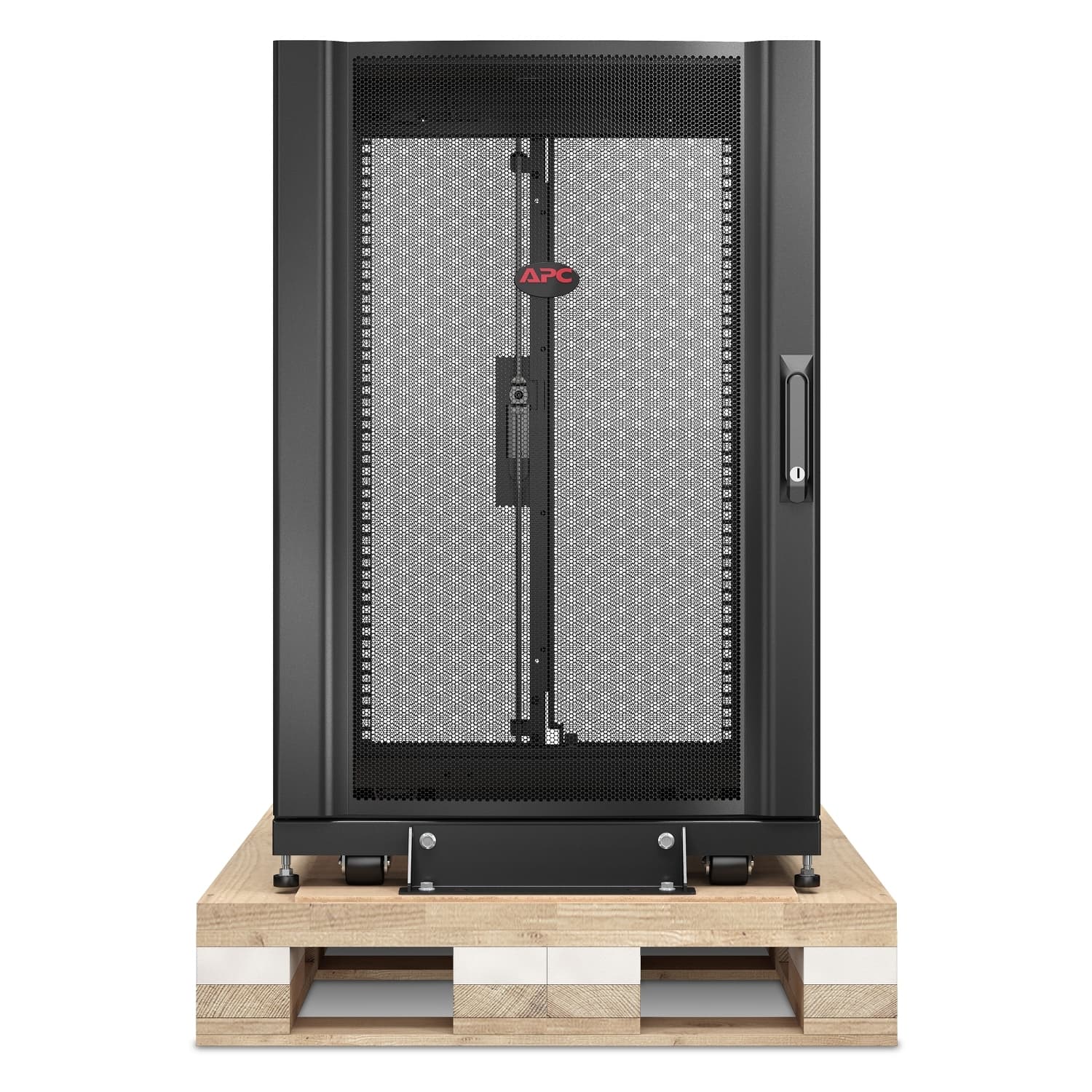 APC NetShelter SX - Gabinete armário - preto - 18U - 19" - Compatível com TAA - para P/N: SURT48RMXLBP