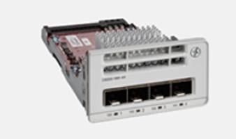 Cisco Catalyst 9200 Series Network Module - Módulo de expansão - 10 Gigabit SFP+ x 4 - remanufacturado - para P/N: C9200-24PXG-10E, C9200-24T-10A, C9200-24T-10E, C9200-48P-10A, C9200-48P-10E