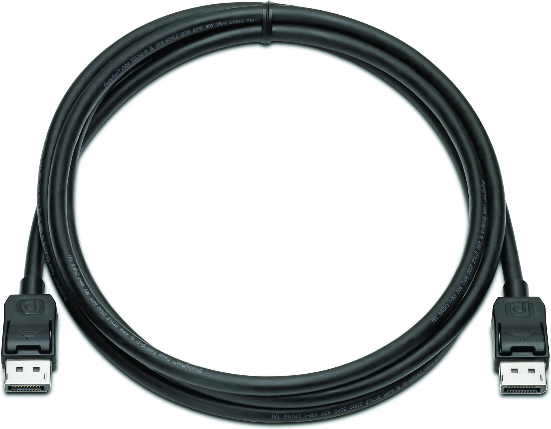 HP Display cable kit DisplayPort M to DisplayPort M 2 m for Elite t655 Presence Small Space Solution with Zoom Rooms Pro t550