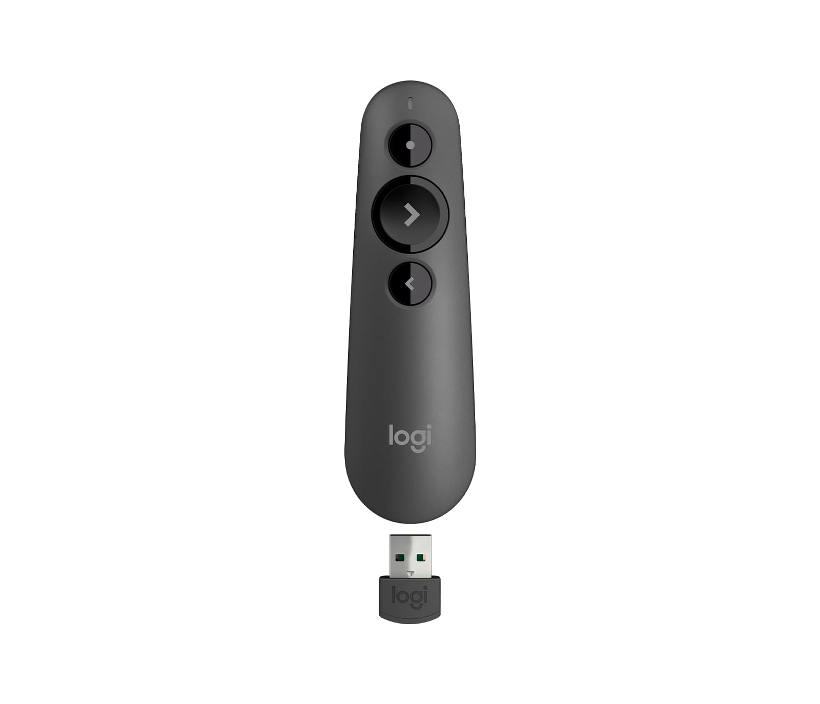 Logitech R500s - Controlo remoto de apresentação - 3 botões - grafite