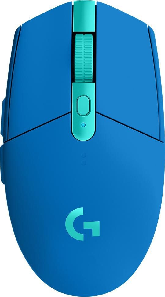 Logitech G G305 - Rato - óptico - 6 botões - sem fios - 2.4 GHz - receptor sem fio USB - azul
