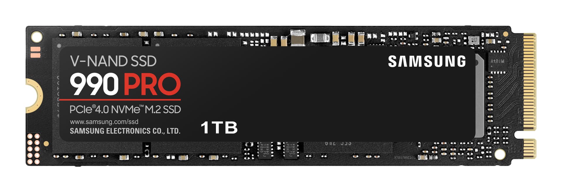 SAMSUNG SSD 990 PRO 1TB M.2 NVMe PCIe 4.0 up to 7.450 MB/s read + up to 6.900 MB/s write