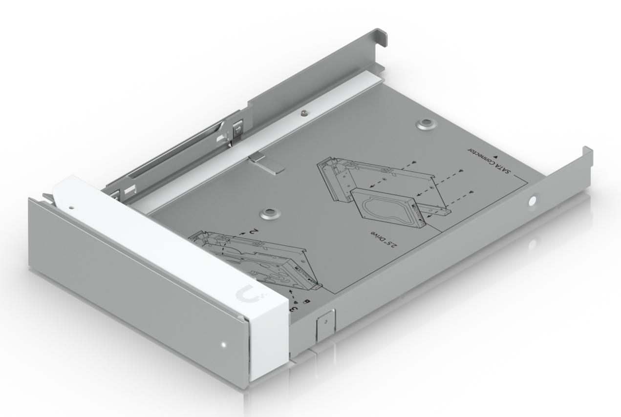 Ubiquiti A tray that supports both 3.5" and 2.5" drives