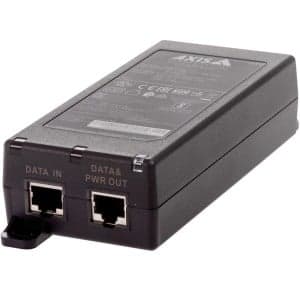 AXIS Midspan - Injector de energia - AC 24 / DC 10-28 V - 30 Watt - conectores de saída: 1 - preto - para AXIS A1610-B, C1410, D3110, P1385-E, P1455-LE, P1455-LE-3, Q1952-E, W400, Q60 Series