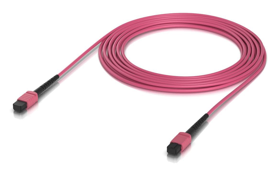 Ubiquiti Indoor OM4 multi-mode fiber patch cable with MPO-12 Type